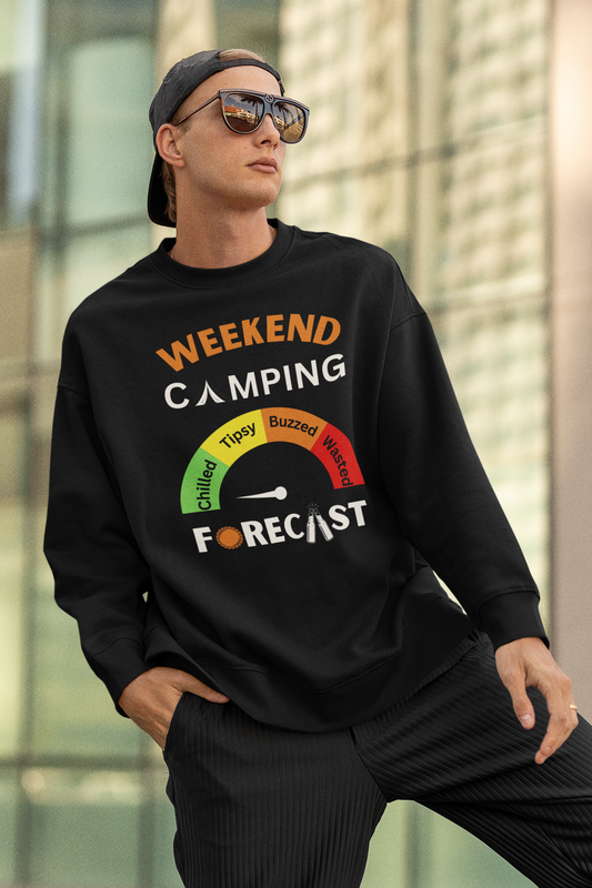 Weekend Camping Forecast Sweatshirt