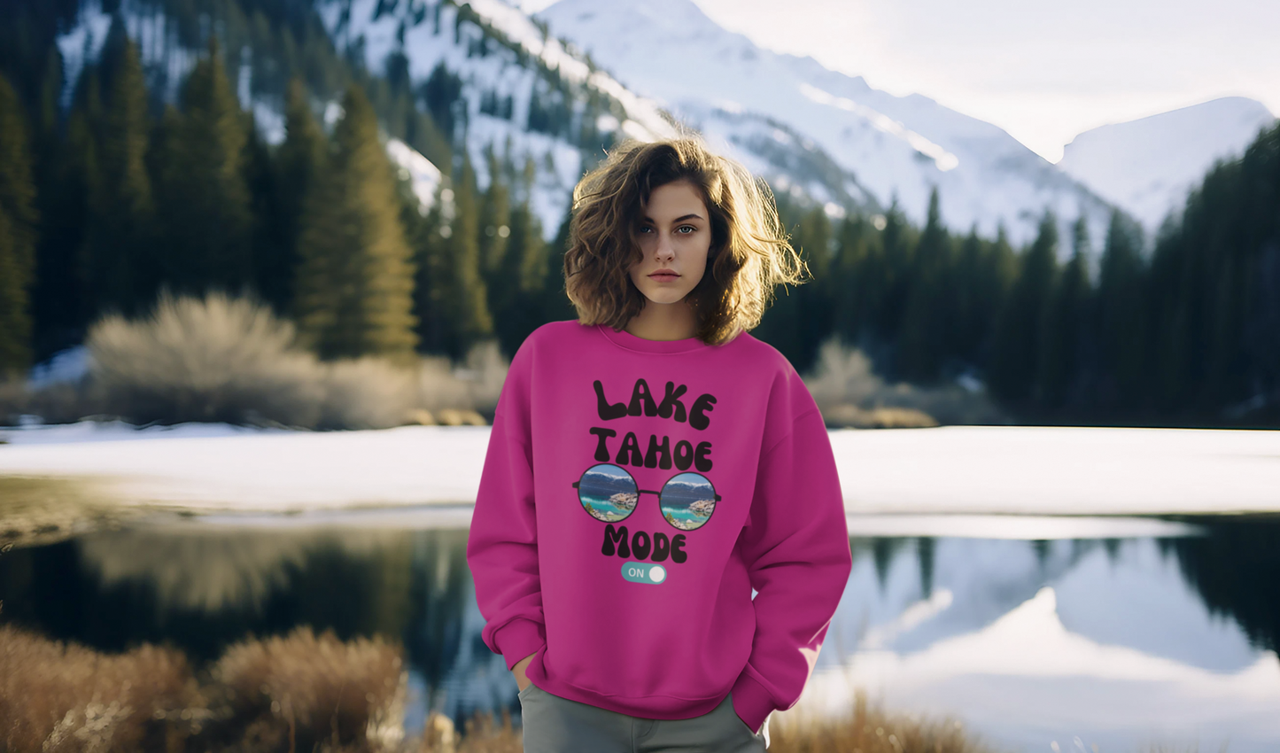Lake Tahoe Sweatshirt, Lake Tahoe Unisex Sweater, Lake Tahoe Vacation, Lake Tahoe Clothing, Lake Life Clothing, Gift for Him/Her