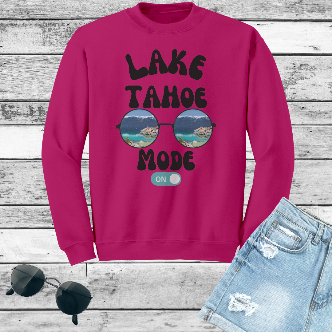 Lake Tahoe Sweatshirt, Lake Tahoe Unisex Sweater, Lake Tahoe Vacation, Lake Tahoe Clothing, Lake Life Clothing, Gift for Him/Her