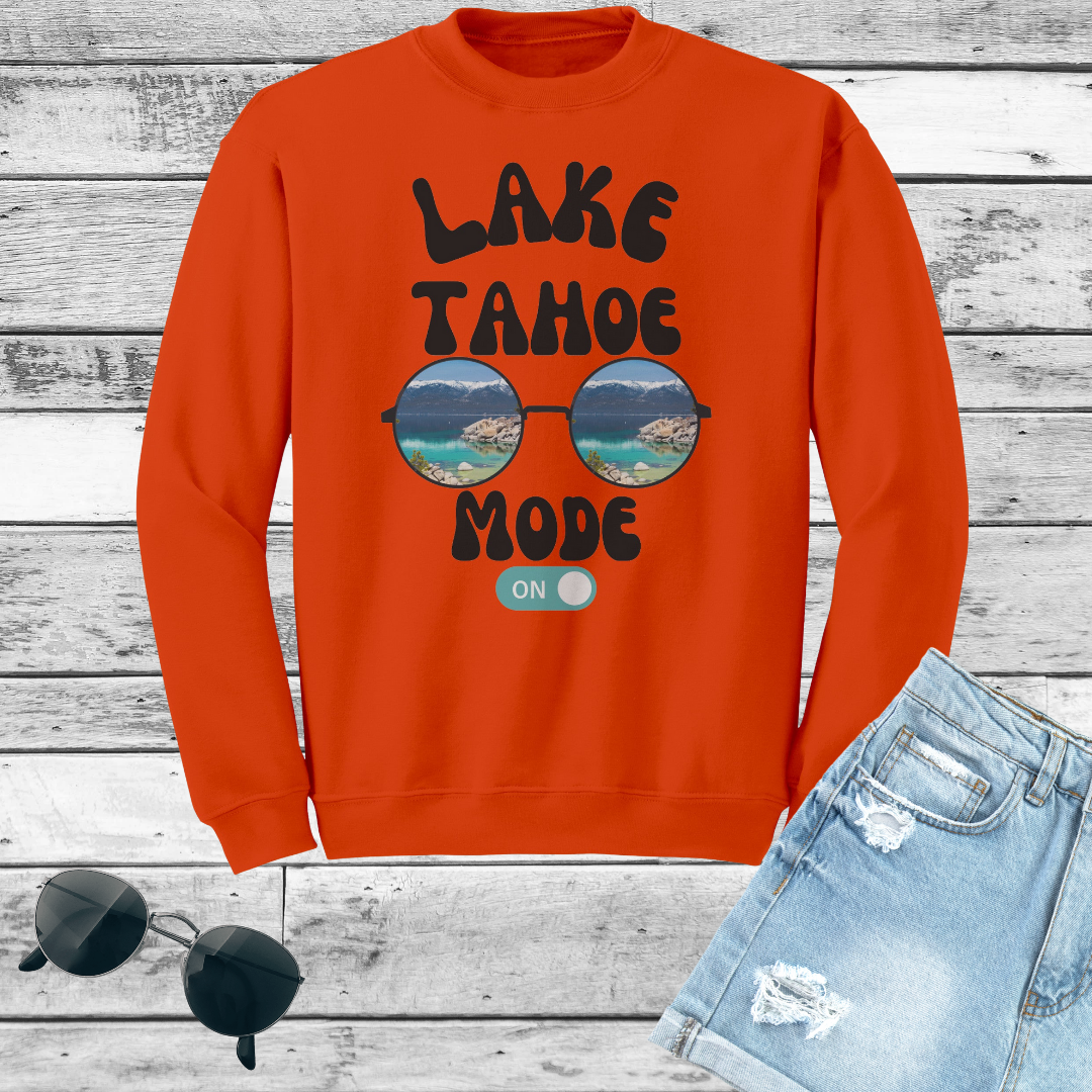 Lake Tahoe Sweatshirt, Lake Tahoe Unisex Sweater, Lake Tahoe Vacation, Lake Tahoe Clothing, Lake Life Clothing, Gift for Him/Her