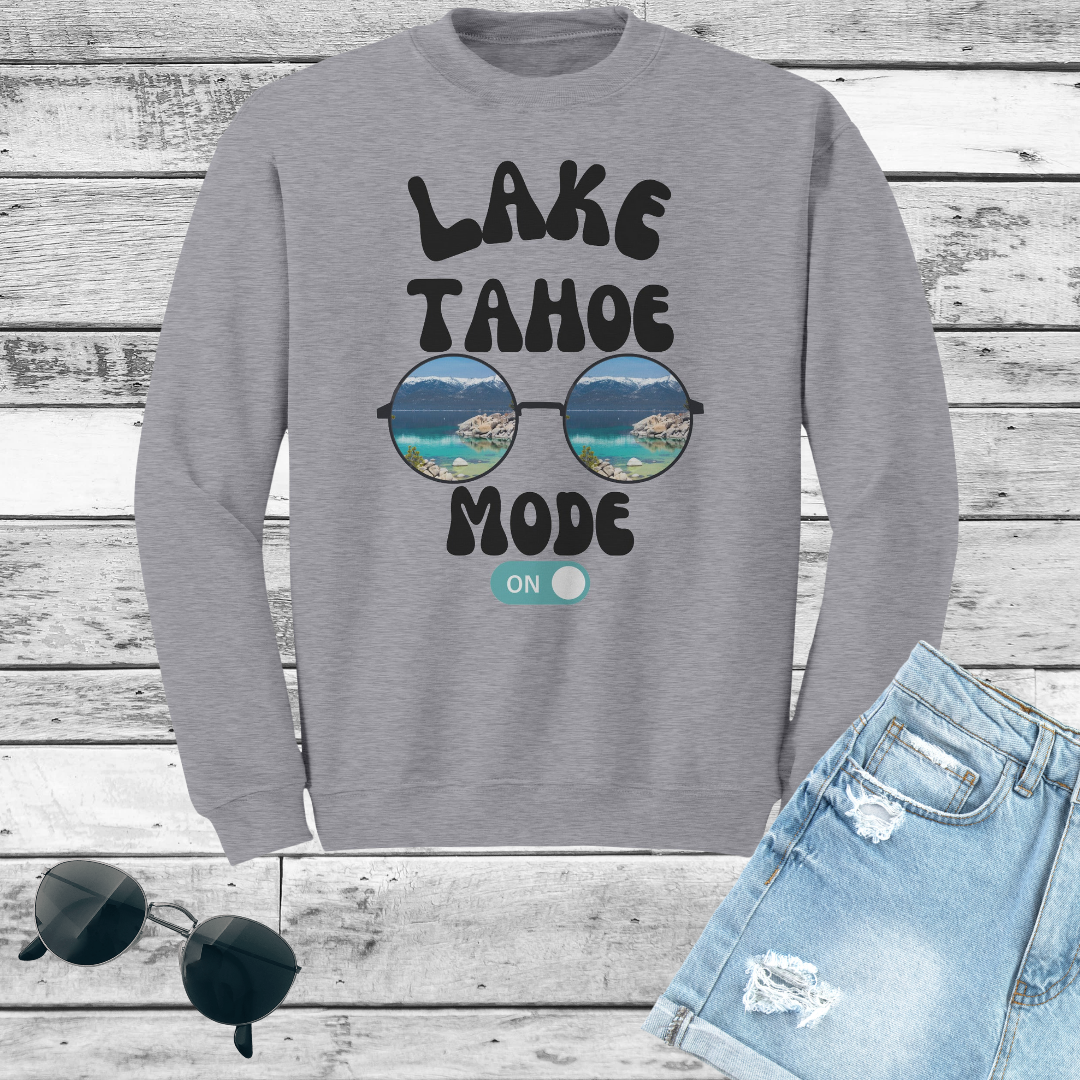 Lake Tahoe Sweatshirt, Lake Tahoe Unisex Sweater, Lake Tahoe Vacation, Lake Tahoe Clothing, Lake Life Clothing, Gift for Him/Her
