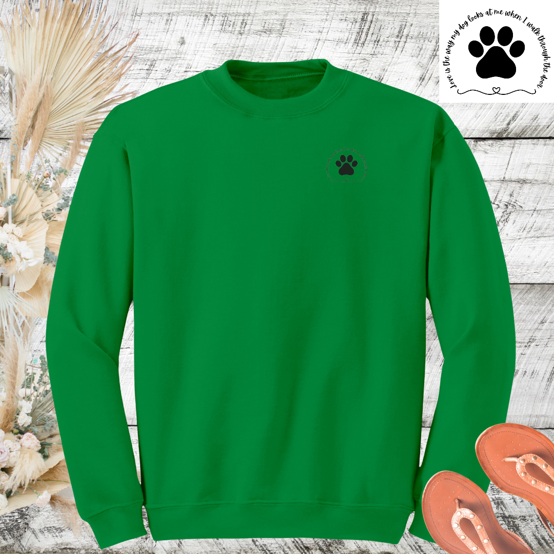 Dog Mom Sweatshirt, Minimalist Dog Lover Sweater, Animal Lover Sweatshirt, Paw Sweatshirt, Dog Mama Sweater, Dog Mom Gift, Pet Lover Gift