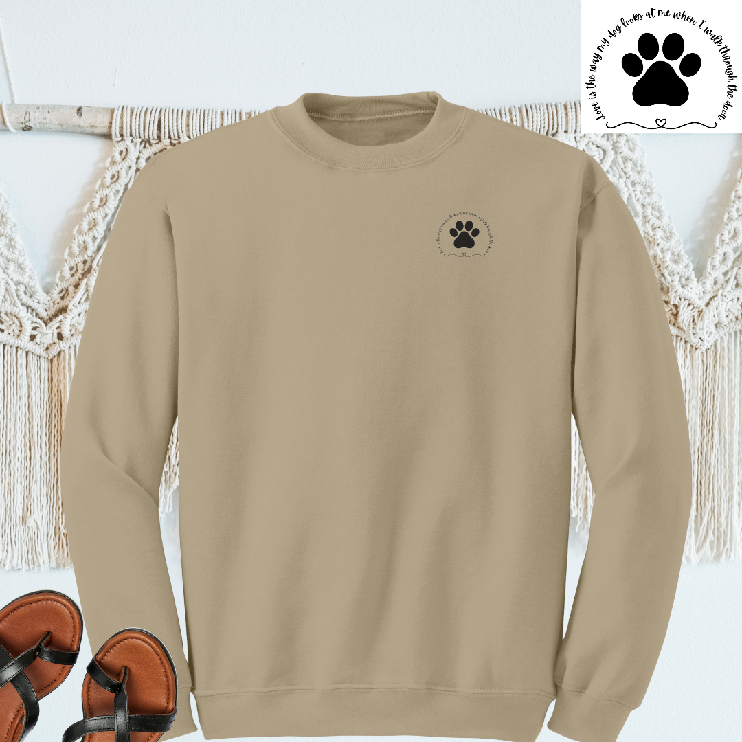 Dog Mom Sweatshirt, Minimalist Dog Lover Sweater, Animal Lover Sweatshirt, Paw Sweatshirt, Dog Mama Sweater, Dog Mom Gift, Pet Lover Gift