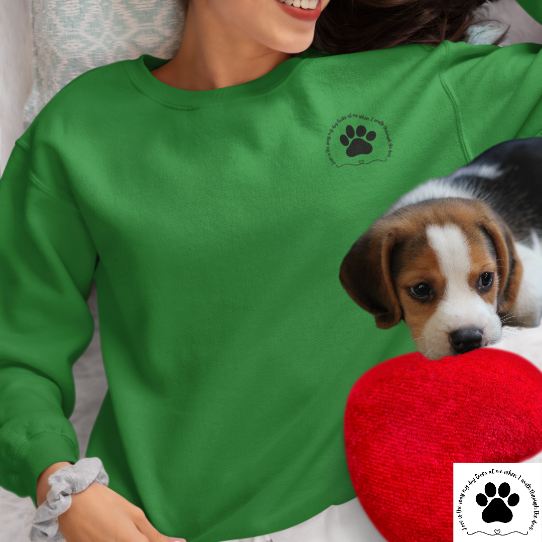 Dog Mom Sweatshirt, Minimalist Dog Lover Sweater, Animal Lover Sweatshirt, Paw Sweatshirt, Dog Mama Sweater, Dog Mom Gift, Pet Lover Gift