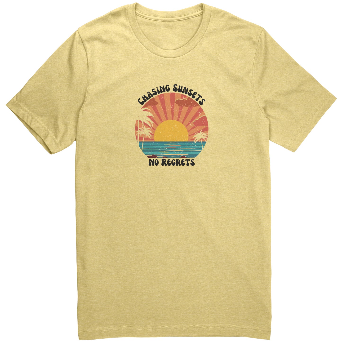 Chasing Sunsets Retro Vintage Tshirt, Sunset Shirt, Travel Tshirt, Summer Beach Shirt, Gift for Beach Lover