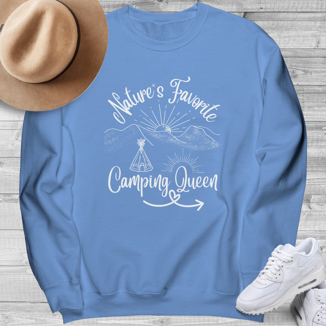 Nature Lover Camping Crewneck Sweatshirt, Adventure Travel Sweater, Road Trip Shirt, Gift for Campers