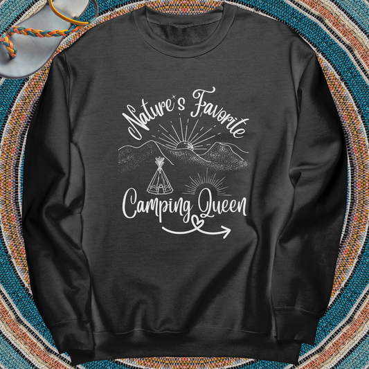 Nature Lover Camping Crewneck Sweatshirt, Adventure Travel Sweater, Road Trip Shirt, Gift for Campers