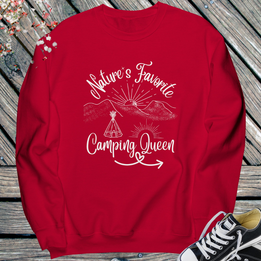 Nature Lover Camping Crewneck Sweatshirt, Adventure Travel Sweater, Road Trip Shirt, Gift for Campers