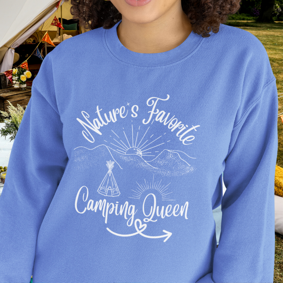 Nature Lover Camping Crewneck Sweatshirt, Adventure Travel Sweater, Road Trip Shirt, Gift for Campers