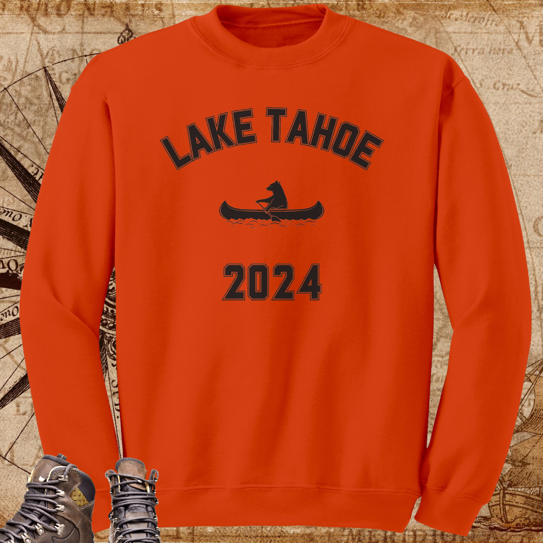 Lake Tahoe Custom Sweatshirt, Lake Tahoe Unisex Crewneck Sweater, Lake Tahoe Vacation Gift, College Sweatshirt, Matching Group Shirts