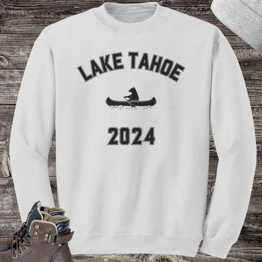 Lake Tahoe Custom Sweatshirt, Lake Tahoe Unisex Crewneck Sweater, Lake Tahoe Vacation Gift, College Sweatshirt, Matching Group Shirts