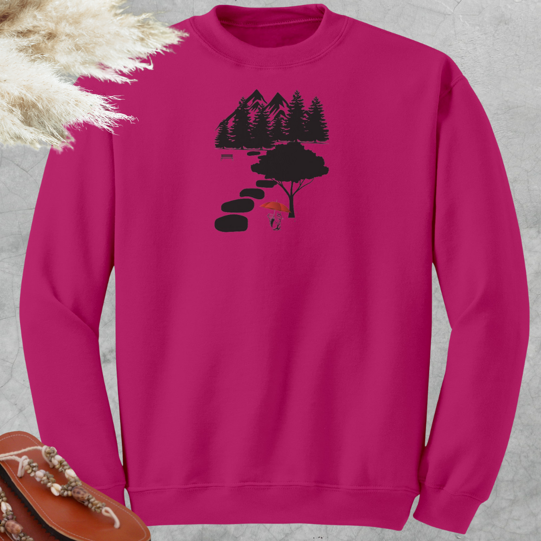 Squirrel Sweatshirt, Animal Lover Sweater, Nature Lover Gift, Women's Crewneck Sweatshirt, Outdoorsy Sweater, Gift for Campers