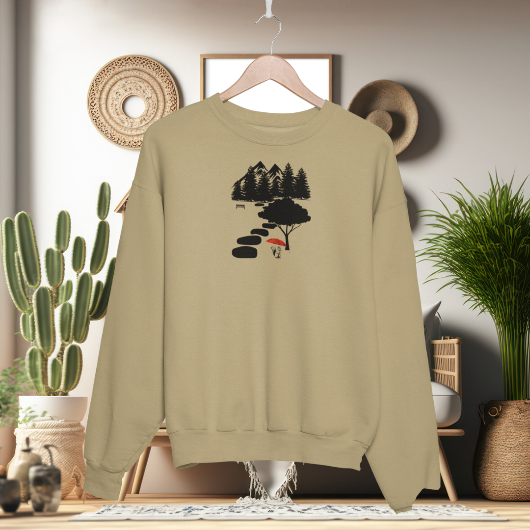 Squirrel Sweatshirt, Animal Lover Sweater, Nature Lover Gift, Women's Crewneck Sweatshirt, Outdoorsy Sweater, Gift for Campers