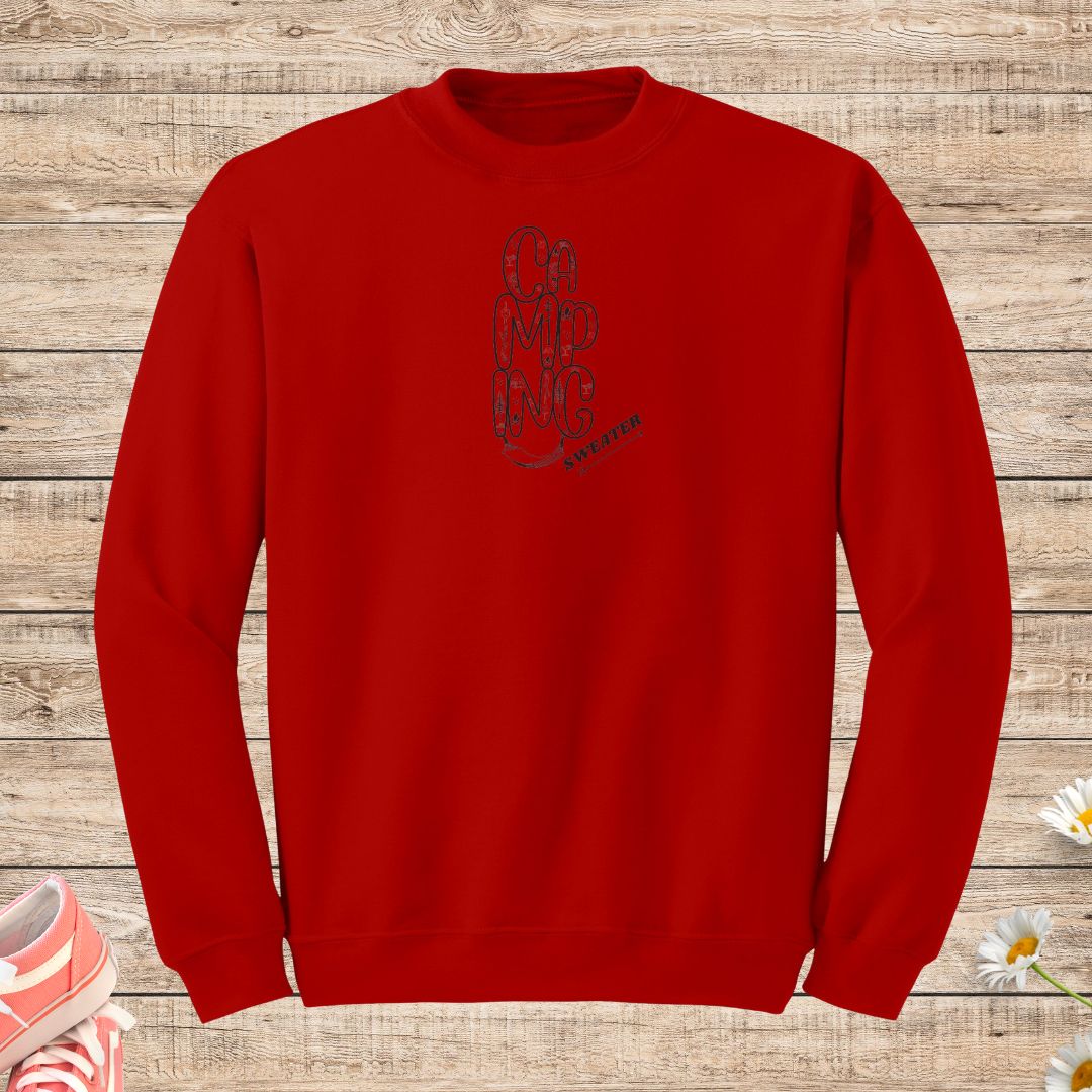 Camping Sweatshirt, Cozy Fall Sweater, Outdoor Sweatshirt, Hiking Sweater, Caravan Sweatshirt, RV Sweater, Van Sweatshirt, Hummock Camping Shirt, Car Camping Sweatshirt, Unisex Crewneck Camping Life Apparel