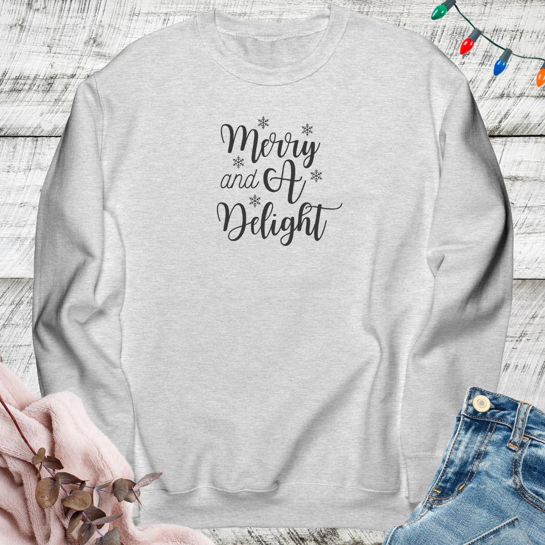 Merry Sweatshirt, Cozy Delight Sweater, Funny Comfy Xmas Sweatshirt, Gift for Christmas Lover