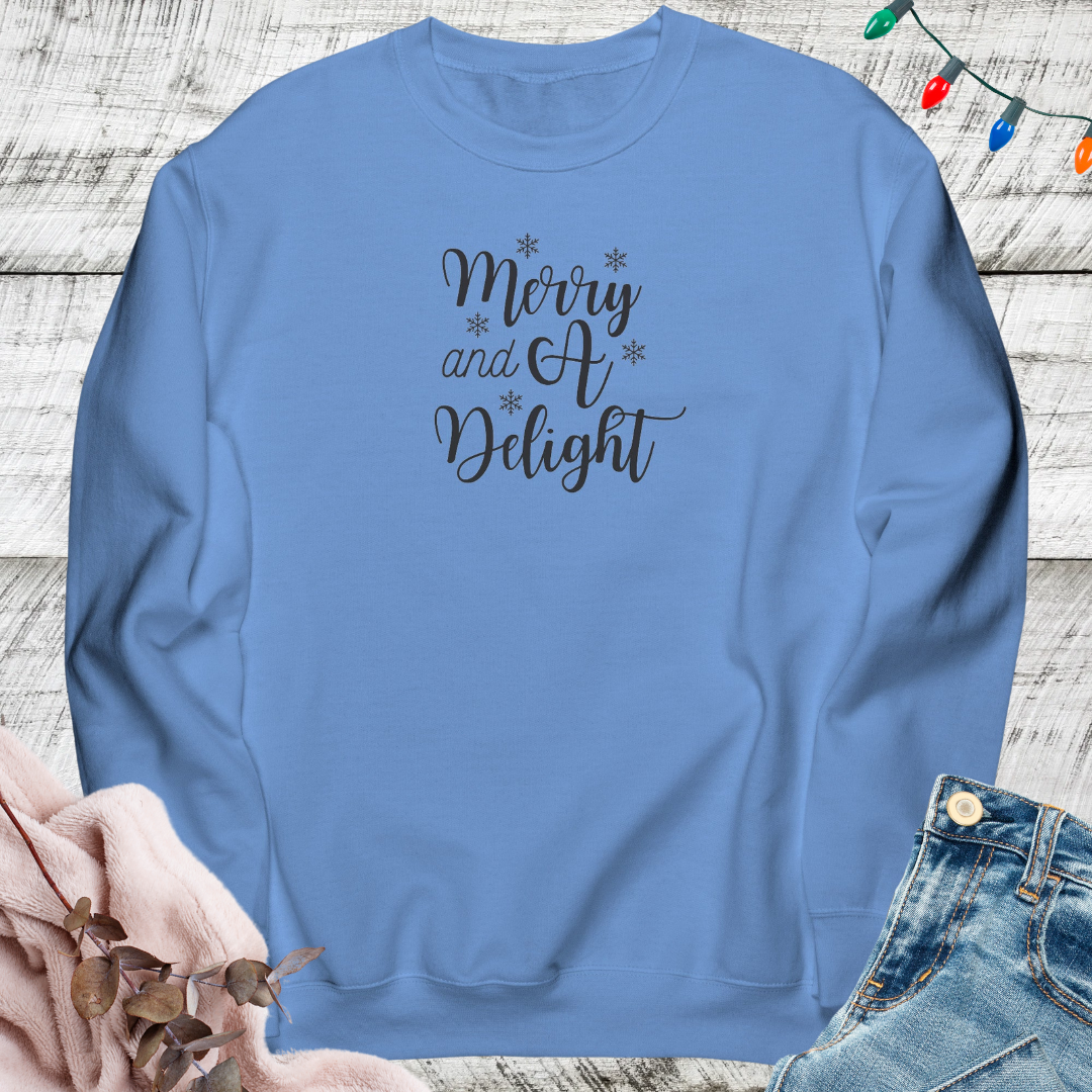 Merry Sweatshirt, Cozy Delight Sweater, Funny Comfy Xmas Sweatshirt, Gift for Christmas Lover
