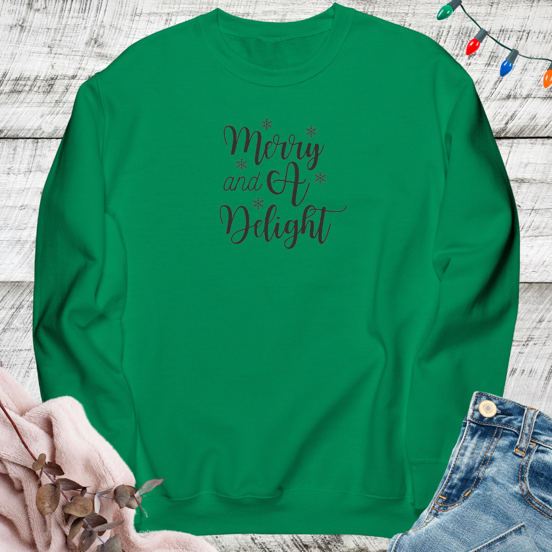 Merry Sweatshirt, Cozy Delight Sweater, Funny Comfy Xmas Sweatshirt, Gift for Christmas Lover