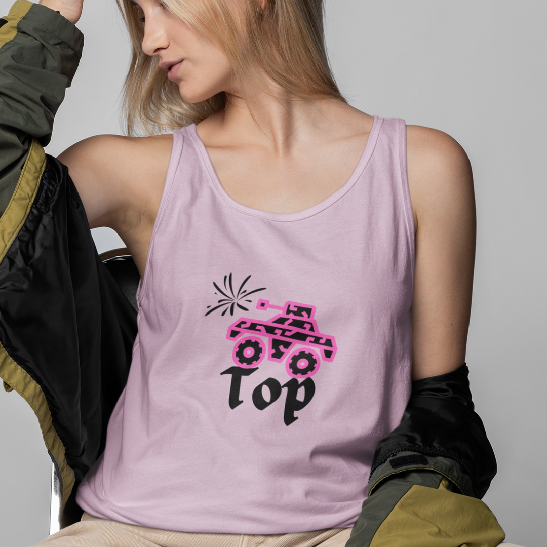 Women's Workout Tank Top, Comfy Yoga Top, Cute Flowy Tank Top, Women's Fitness Exercise Tank Top, Summer Beach Top, Funny Hiking Tank Top