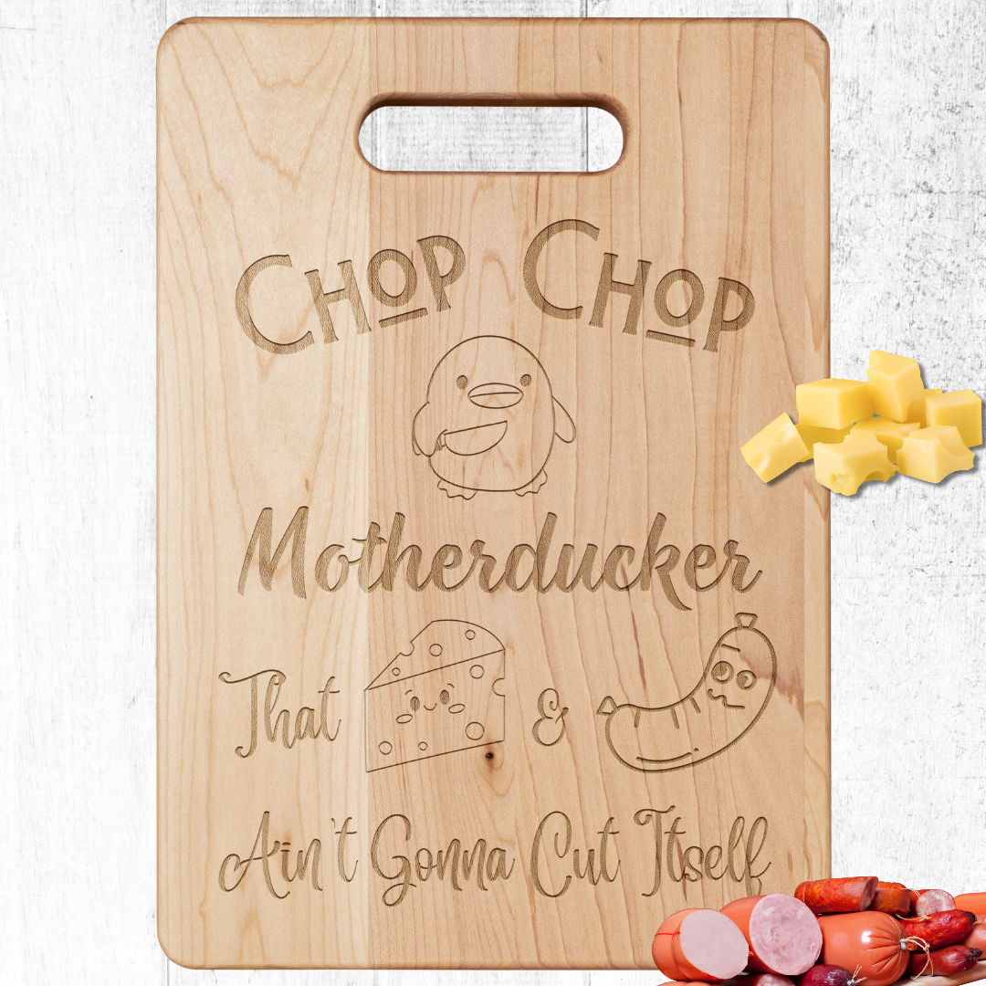 Funny Cutting Board, Humor Kitchenware, Housewarming Gift, Wedding Gift, New Home Gift, Gift for Mother's Day