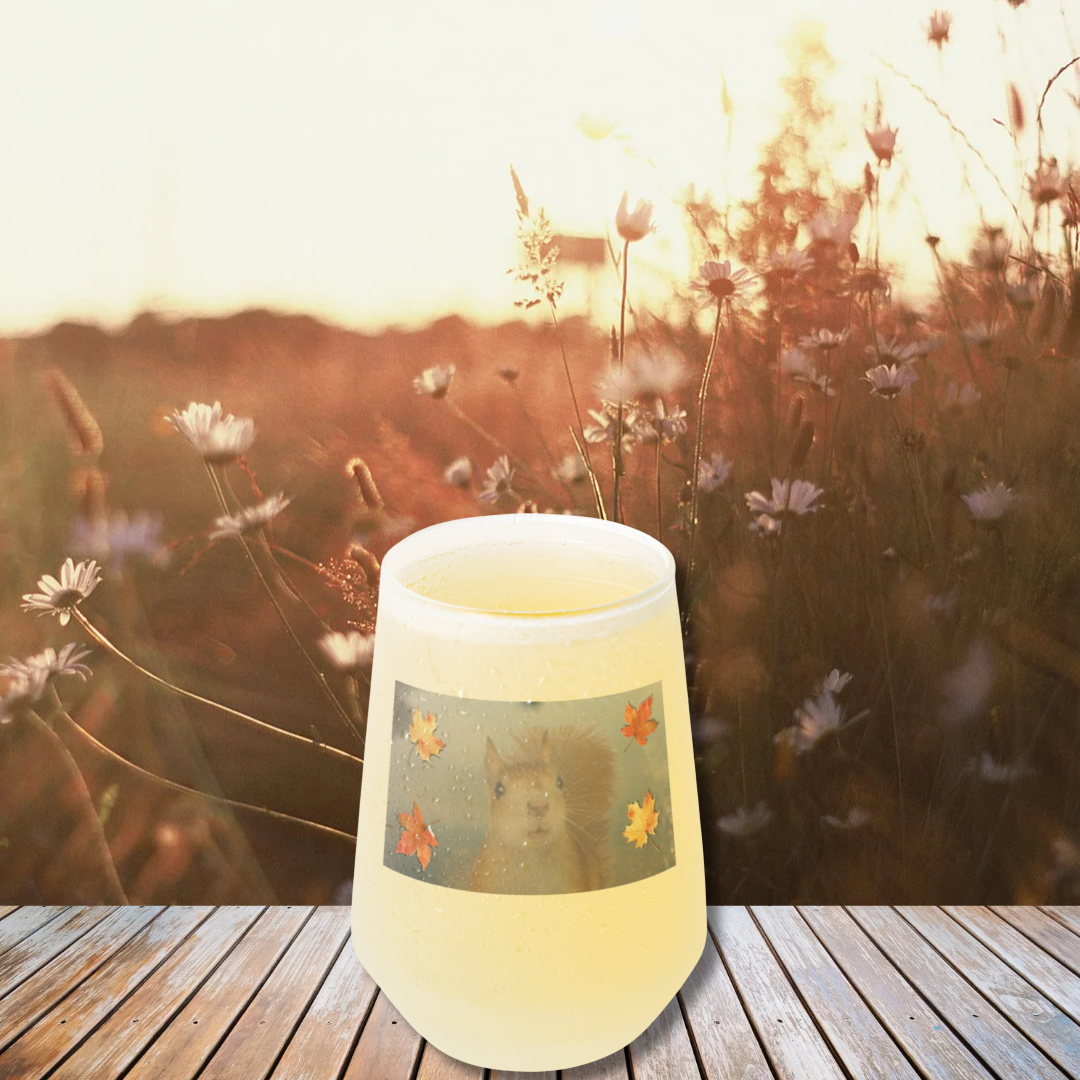 Squirrel Glass, Cute Squirrel Kitchenware, Squirrel Lover Gift, Squirrel Whisperer Mom Birthday Gift, Gift for Animal Fall Lover, House-warming Gift for Her