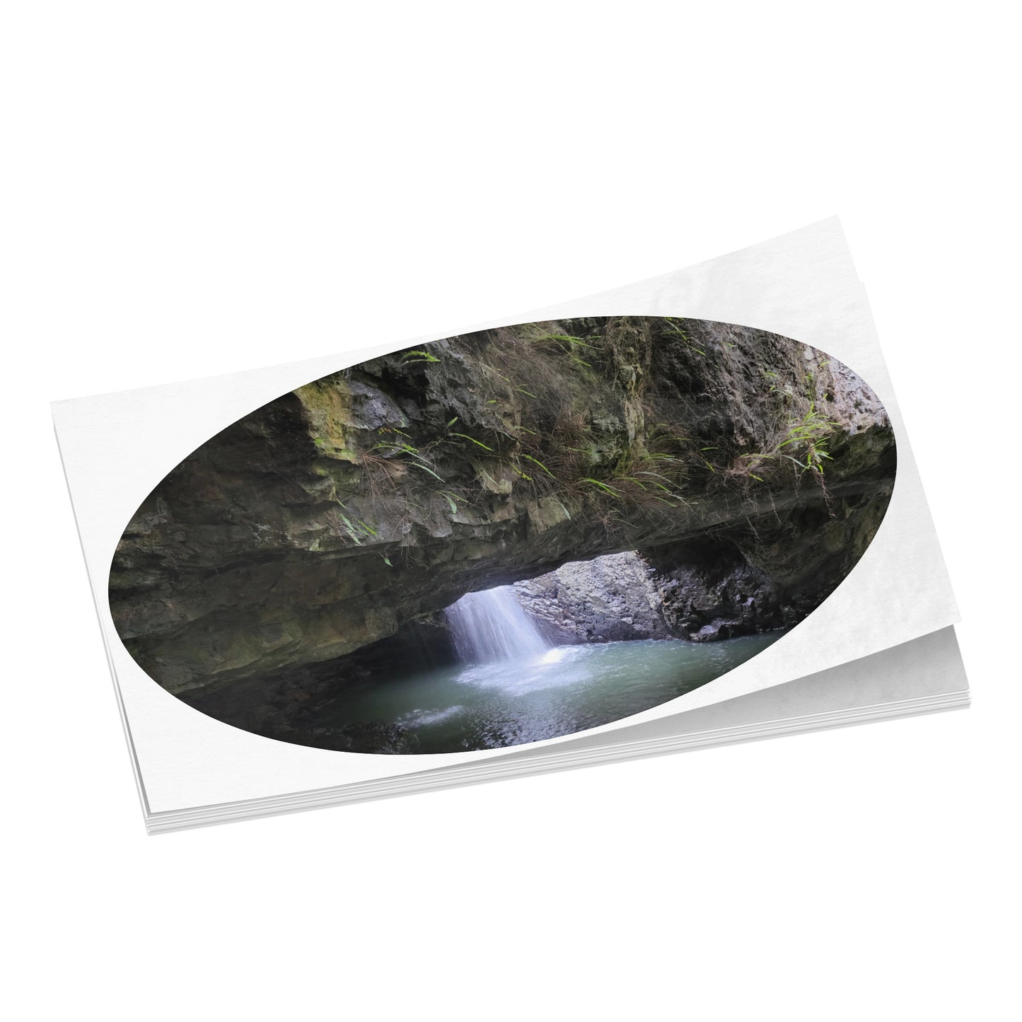 Natural Bridge Springbrook Sticker, Waterfall Sticker, Bucket List Photo, Vision Board Ideas, Vacation Travel Sticker, Australian Landmark Holiday Places