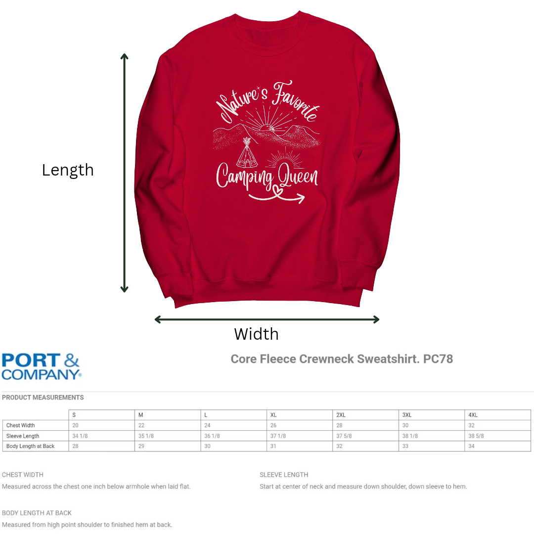 Nature Lover Camping Crewneck Sweatshirt, Adventure Travel Sweater, Road Trip Shirt, Gift for Campers