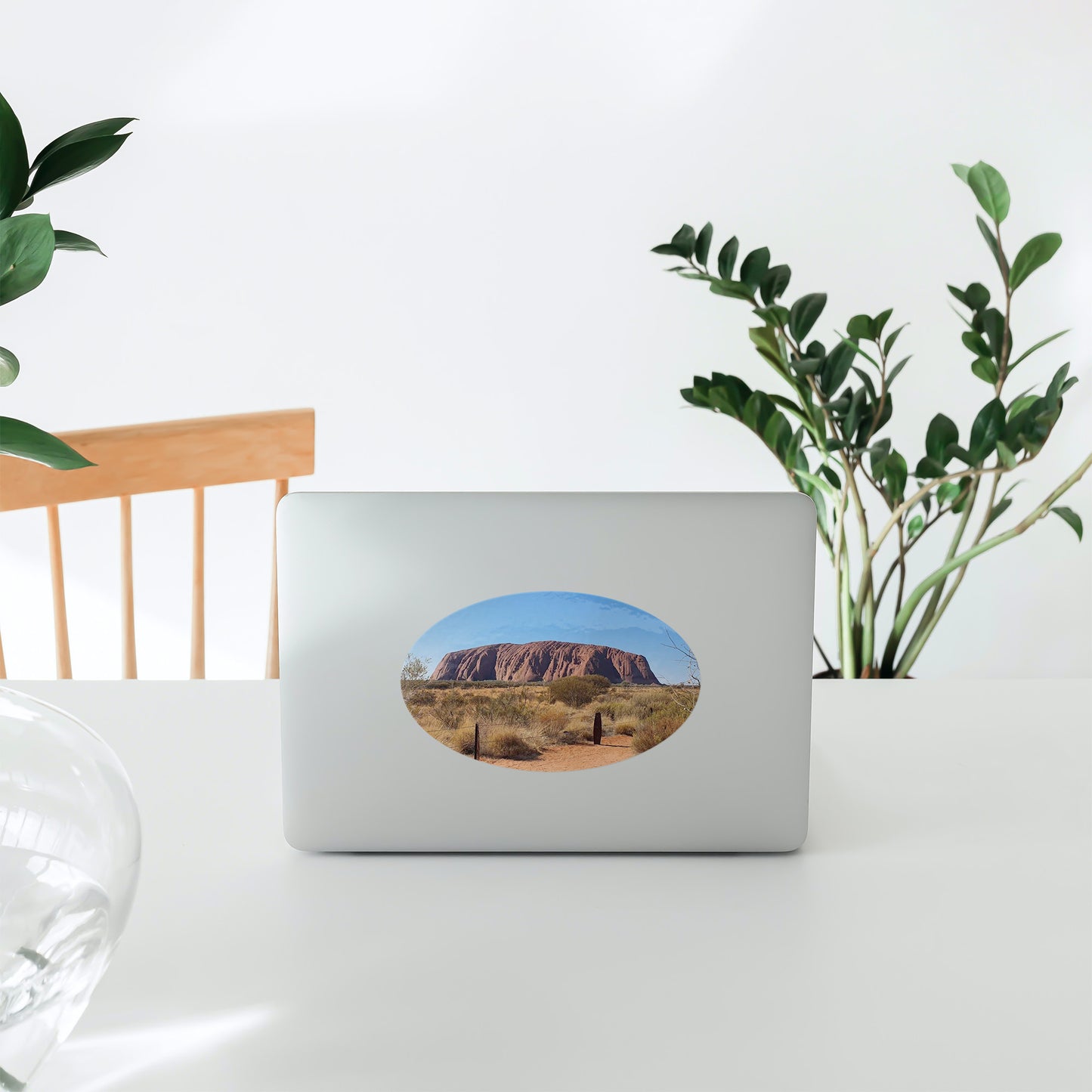 Uluru Sticker, Bucket List Sticker, Australian Outback Sticker, Australian Landmark Holiday Photo, Travel Sticker, Vacation Photo, Gift for Traveler