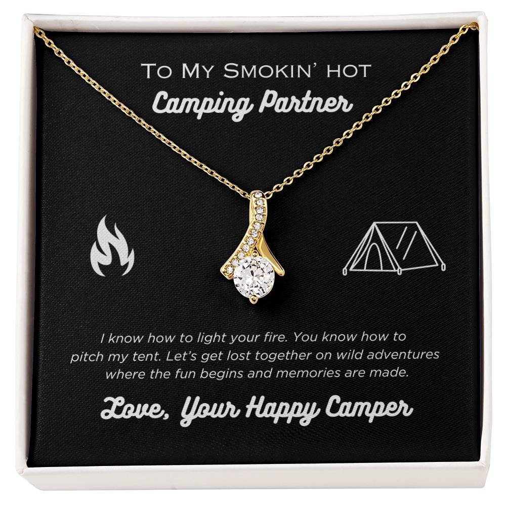 I know how to light your Fire - Alluring Beauty Necklace - Smokin' Hot Camping Partner