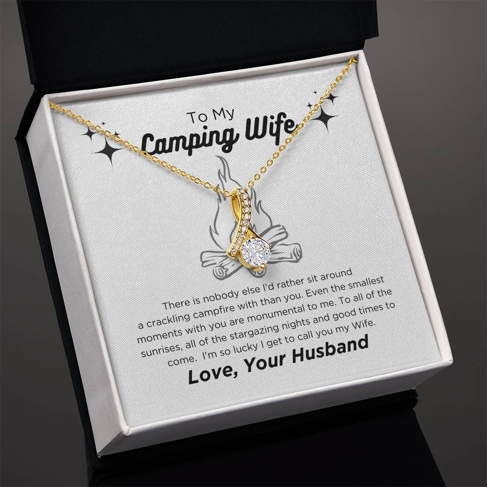 Crackling Campfire - Alluring Beauty Necklace - To My Camping Wife