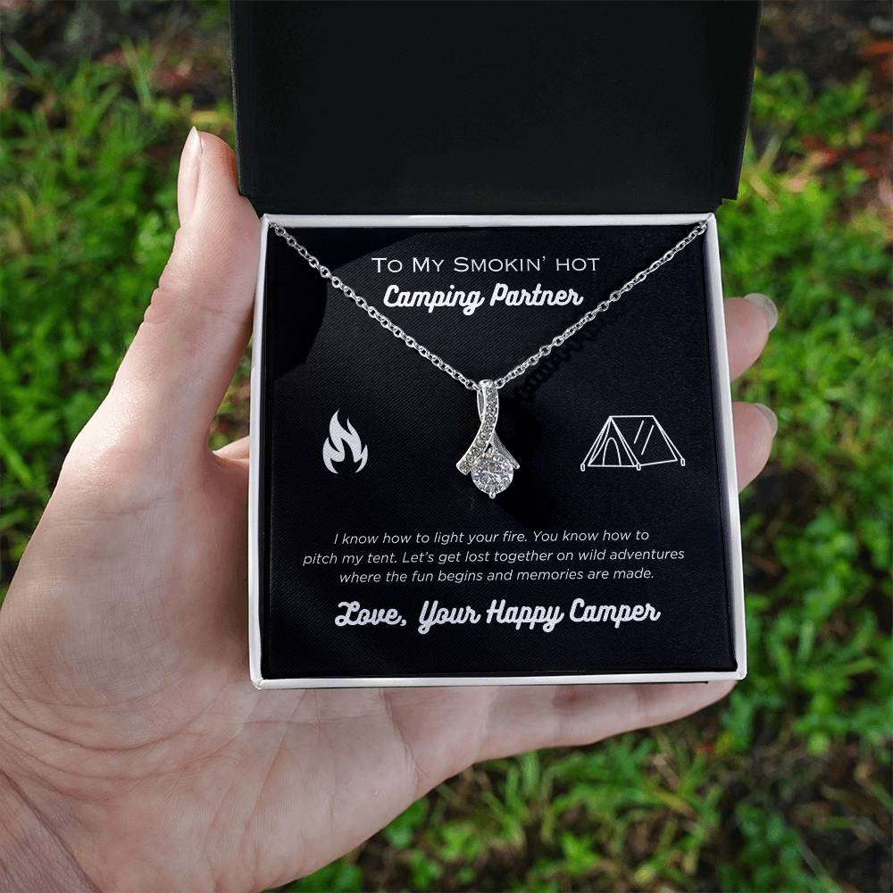 I know how to light your Fire - Alluring Beauty Necklace - Smokin' Hot Camping Partner