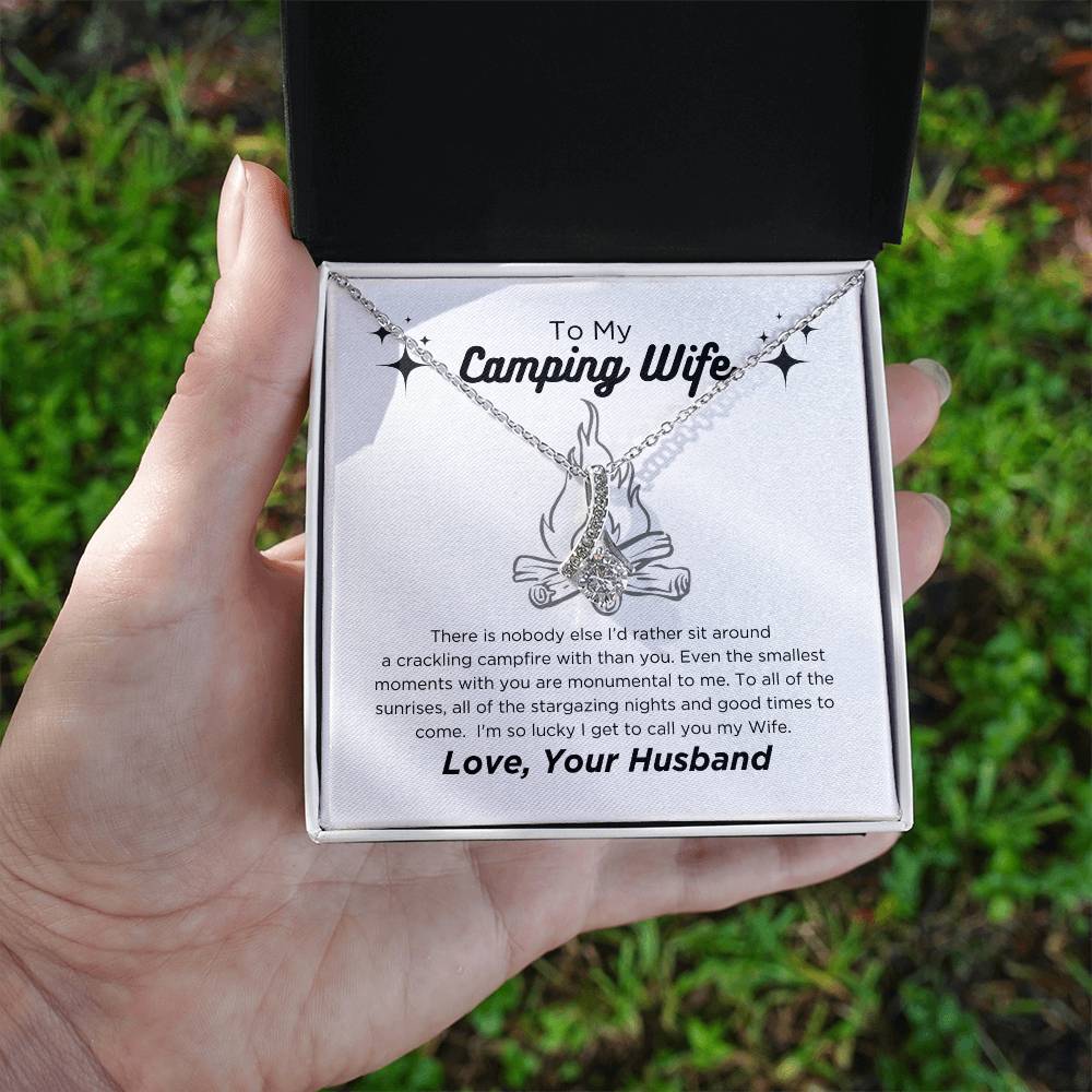 Crackling Campfire - Alluring Beauty Necklace - To My Camping Wife