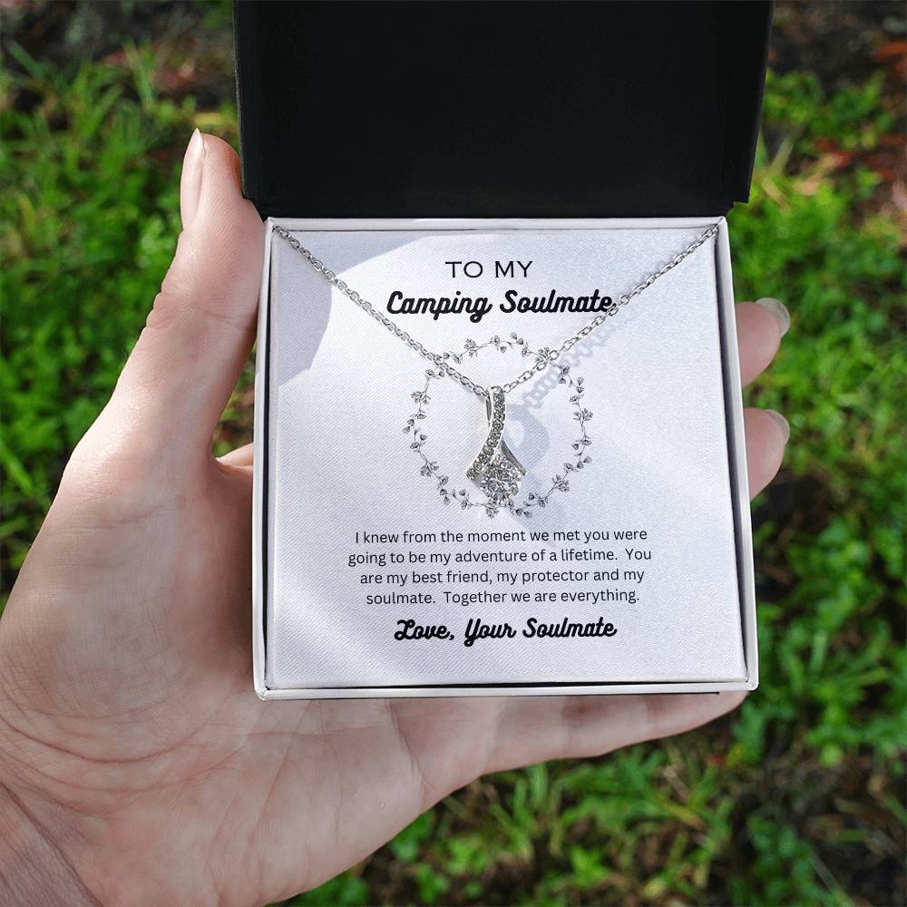 I knew from the moment we met - Alluring Beauty Necklace - To My Camping Soulmate