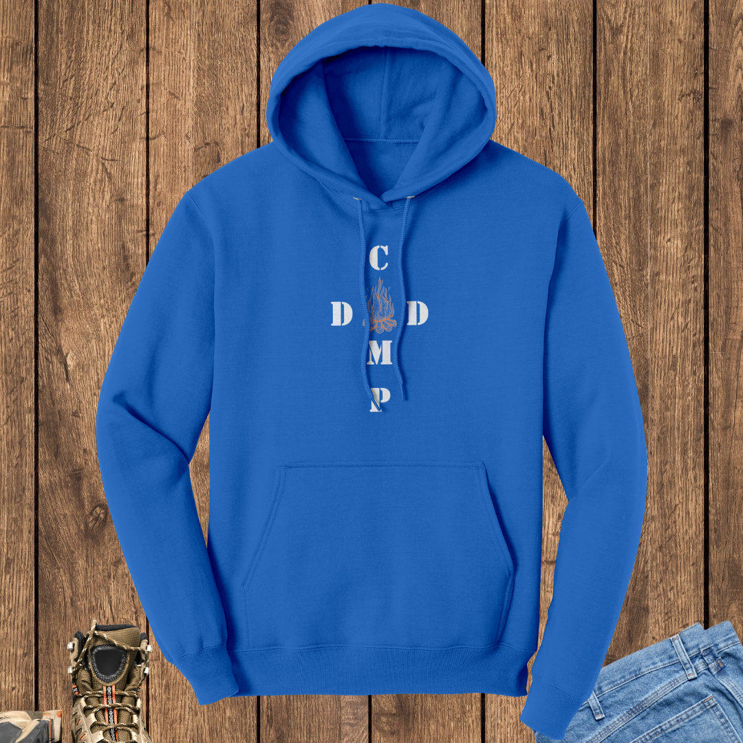Camping Hoodie, Outdoors Hiking Gear, Camp Dad Apparel, Father's Day Gift, Family Camping Sweaters, Gift for New Dad, Pregnancy Announcement Apparel