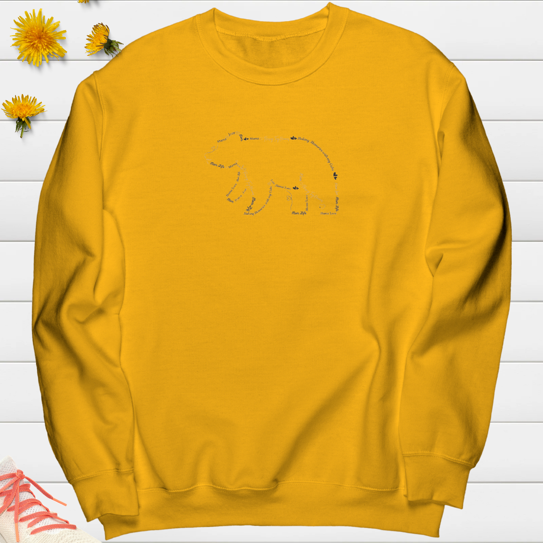 Mama Sweatshirt, Cute Bear Sweater, Mom Gift, Mother's Day Gift, New Mom Gift, Babyshower Gift, Gift for Her