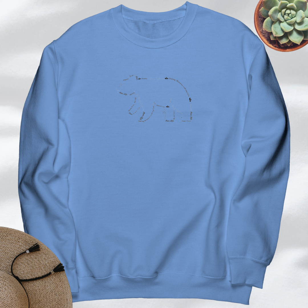 Mama Sweatshirt, Cute Bear Sweater, Mom Gift, Mother's Day Gift, New Mom Gift, Babyshower Gift, Gift for Her