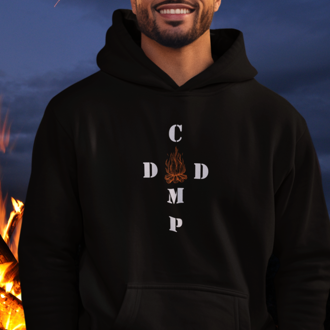 Camping Hoodie, Outdoors Hiking Gear, Camp Dad Apparel, Father's Day Gift, Family Camping Sweaters, Gift for New Dad, Pregnancy Announcement Apparel