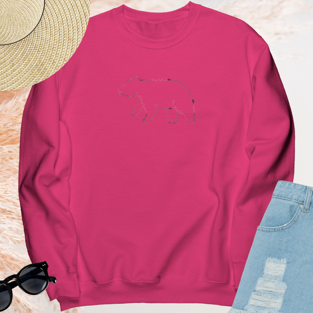 Mama Sweatshirt, Cute Bear Sweater, Mom Gift, Mother's Day Gift, New Mom Gift, Babyshower Gift, Gift for Her
