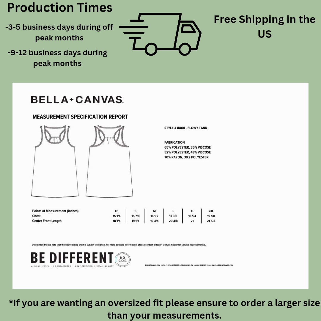 Women's Workout Tank Top, Comfy Yoga Top, Cute Flowy Tank Top, Women's Fitness Exercise Tank Top, Summer Beach Top, Funny Hiking Tank Top