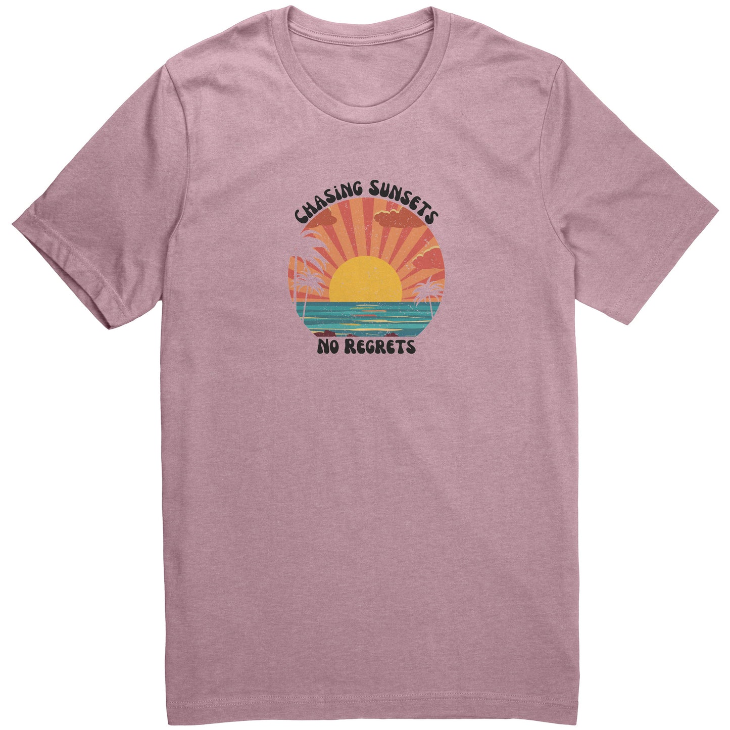 Chasing Sunsets Retro Vintage Tshirt, Sunset Shirt, Travel Tshirt, Summer Beach Shirt, Gift for Beach Lover