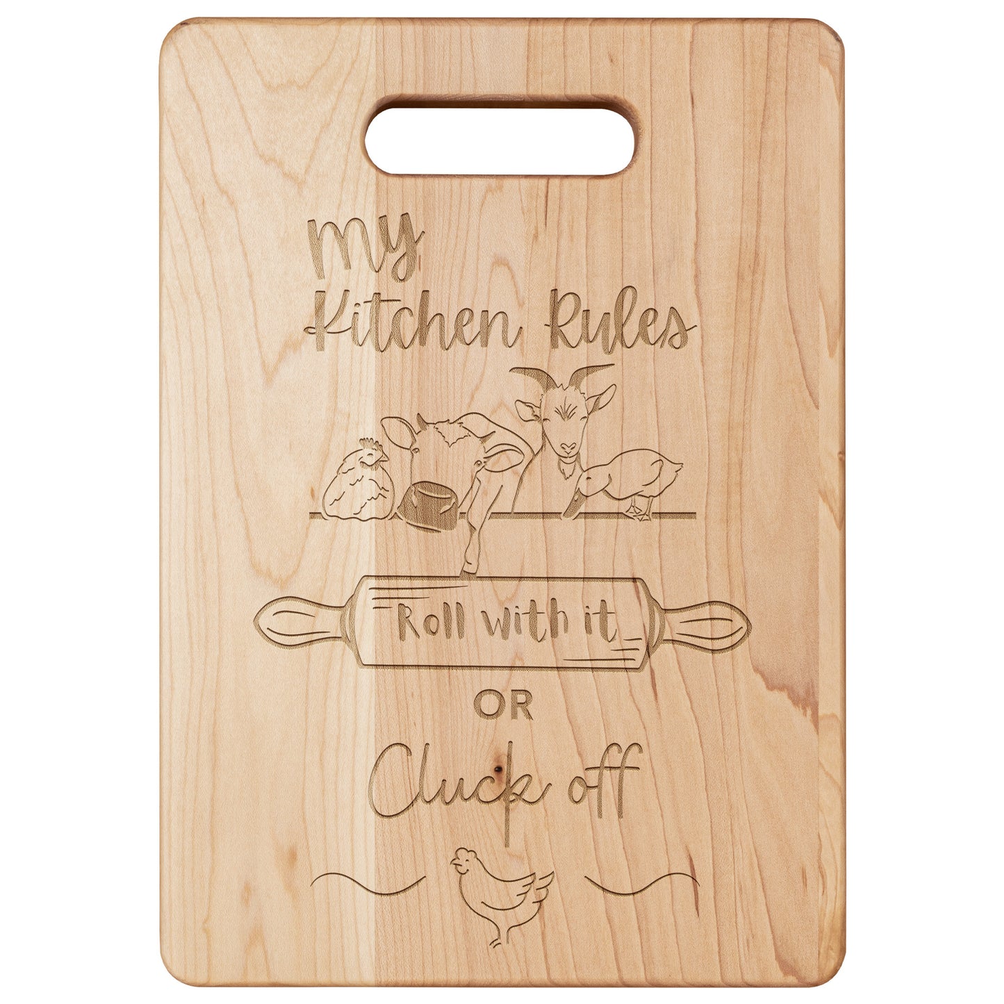 Funny Farm Animals Cutting Board, Farm Decor Kitchen Accessories, House-warming Gift, Engagement Wedding Gift, Mother's Day Gift