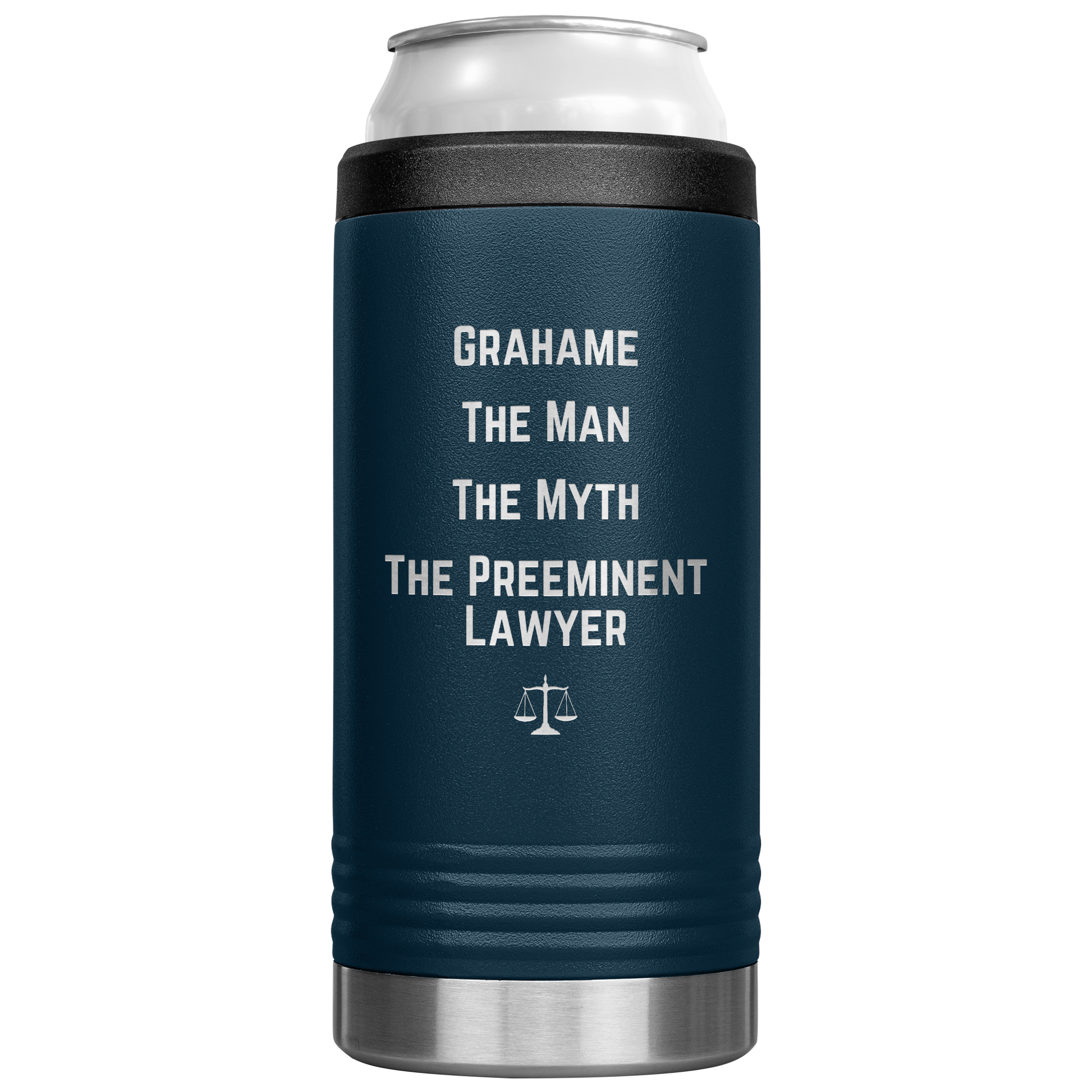 Funny_Personalized_Can_Cooler_Custom_Be_12oz_Koozie_Main_Navy_Mockup.png