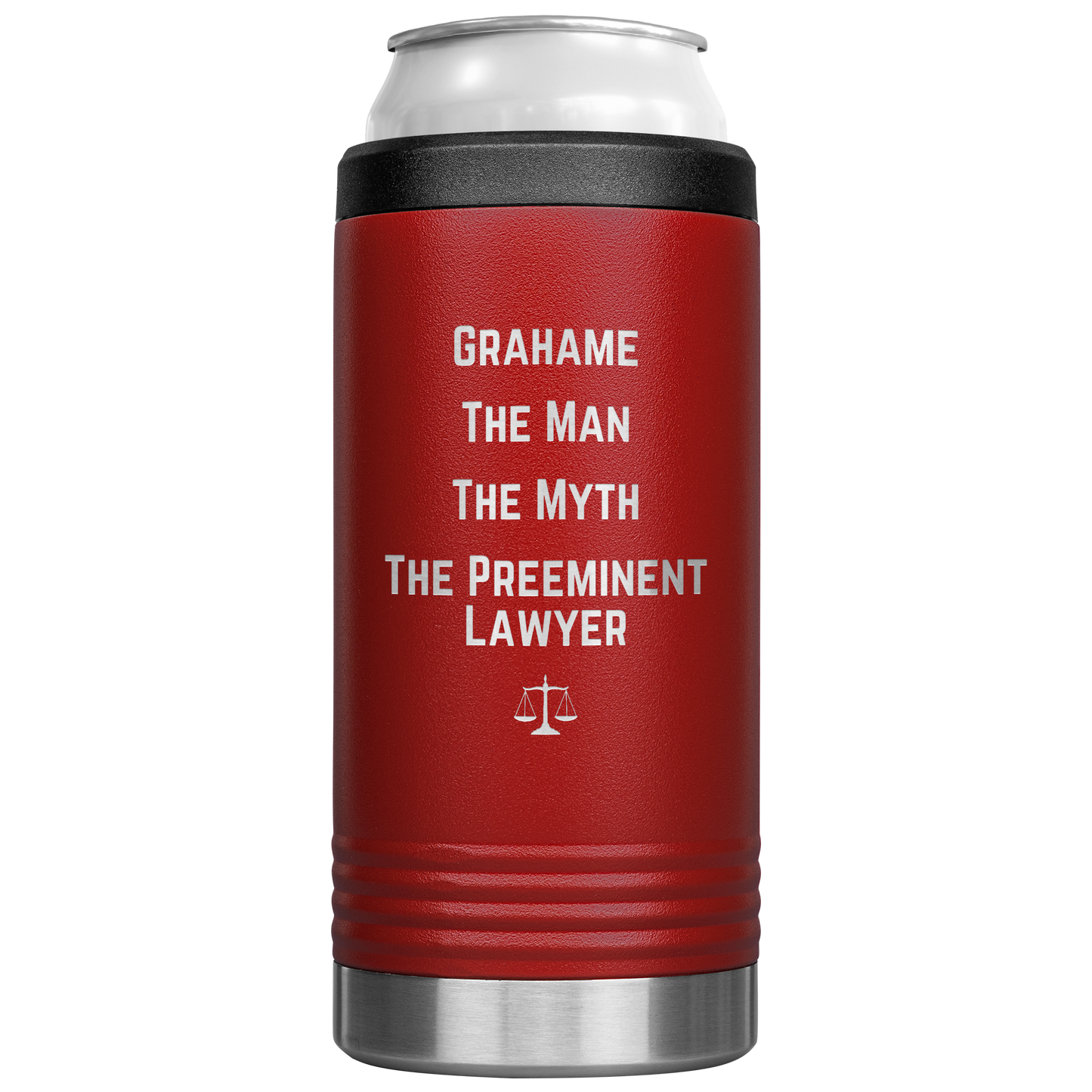 Funny_Personalized_Can_Cooler_Custom_Be_12oz_Koozie_Main_Red_Mockup.png