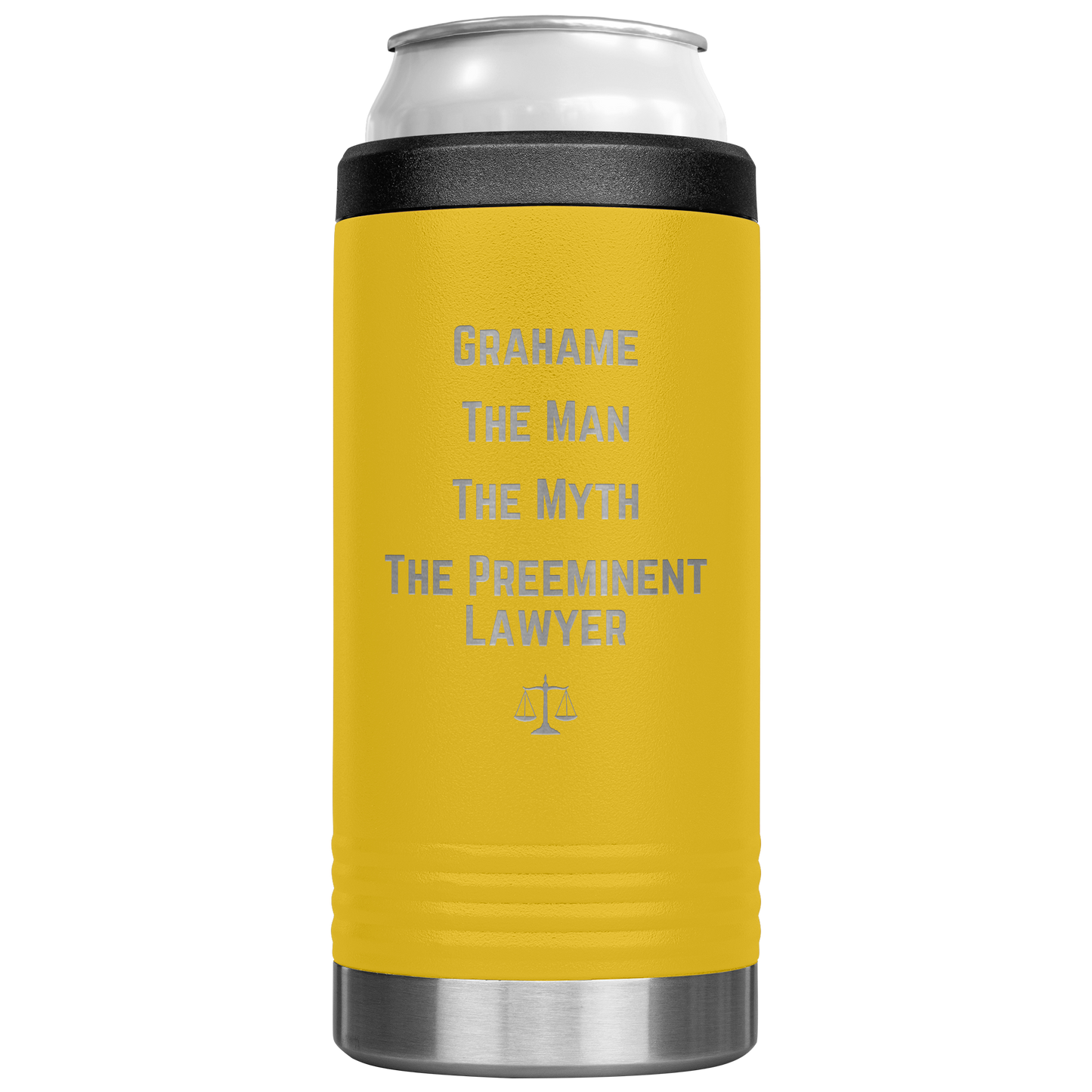 Funny_Personalized_Can_Cooler_Custom_Be_12oz_Koozie_Main_Yellow_Mockup.png