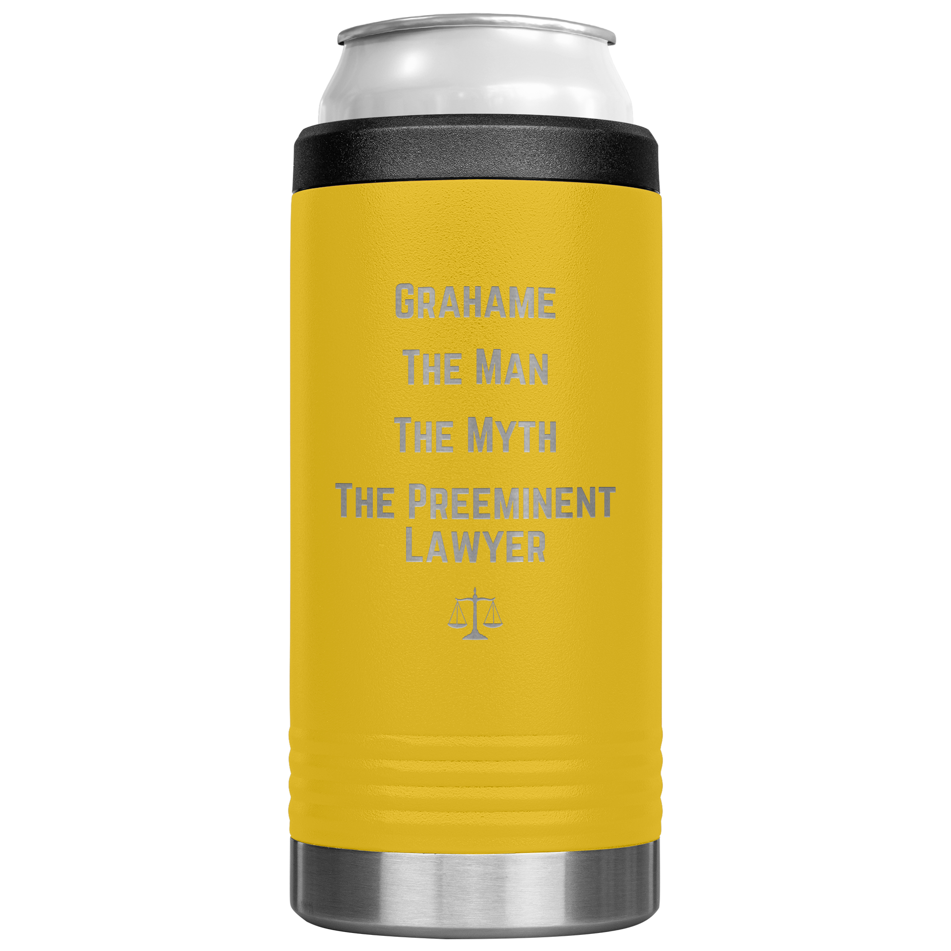 Funny_Personalized_Can_Cooler_Custom_Be_12oz_Koozie_Main_Yellow_Mockup.png