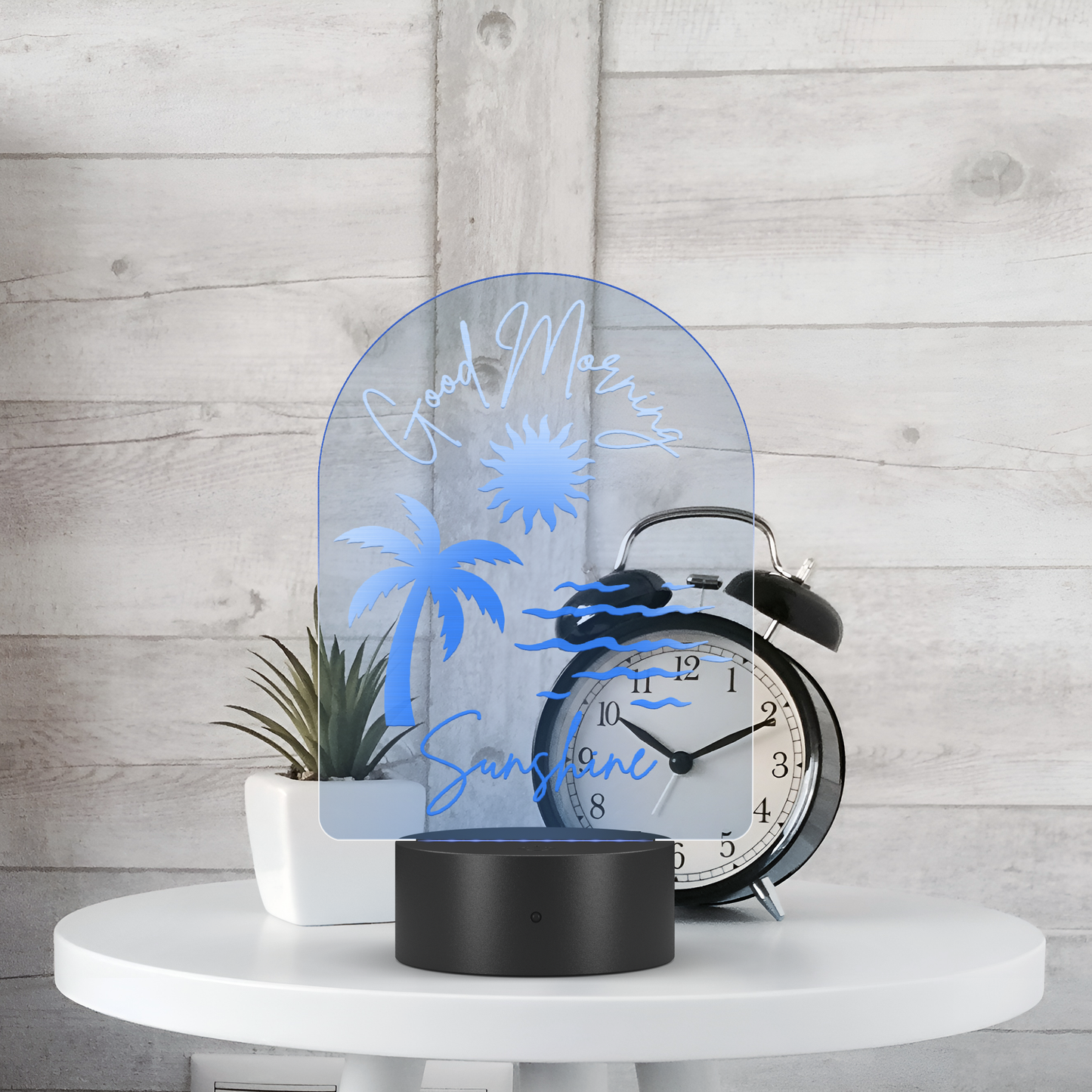 Good_Morning_Sunshine_Led_Light_Arc_Lifestyle_White_Table_Mockup.png