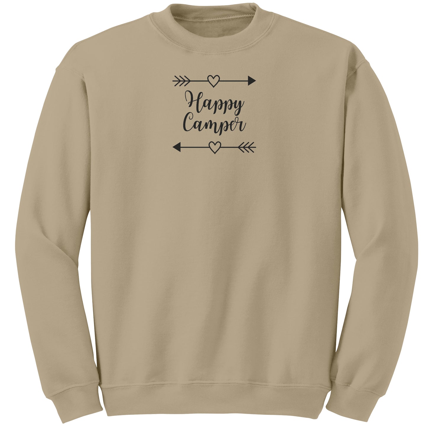 Happy Camper Sweatshirt, Camp Life Sweater, Campfire Sweatshirt, Adventure Sweater, Nature Lover Gift,