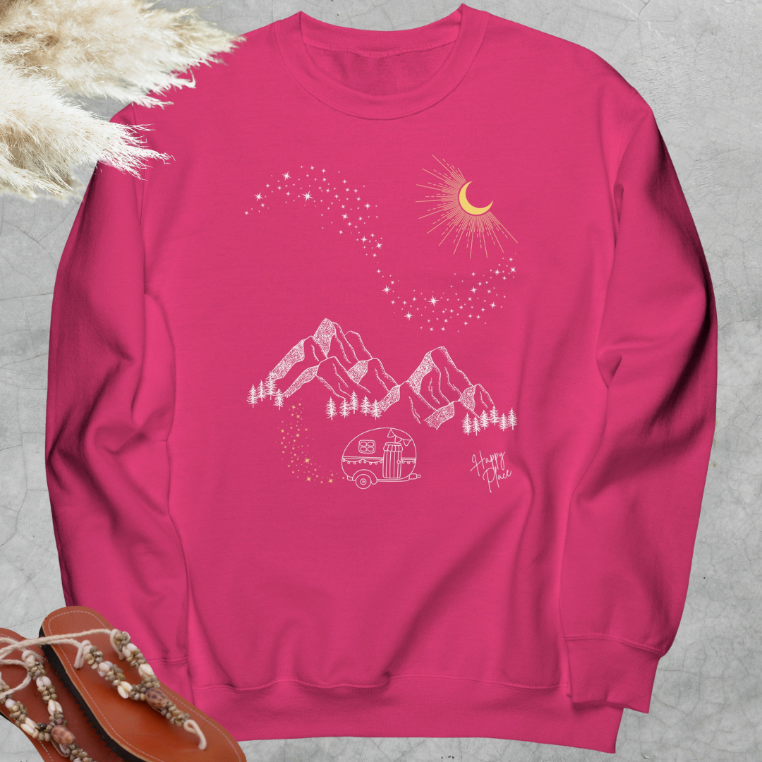 Solar Eclipse Retro Vintage Sweatshirt, Adventure Sweatshirt, Road Trip Shirt, Nature Lover Gift