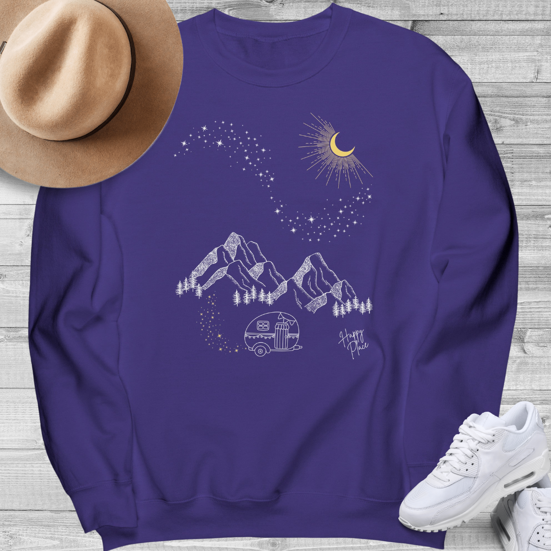Solar Eclipse Retro Vintage Sweatshirt, Adventure Sweatshirt, Road Trip Shirt, Nature Lover Gift