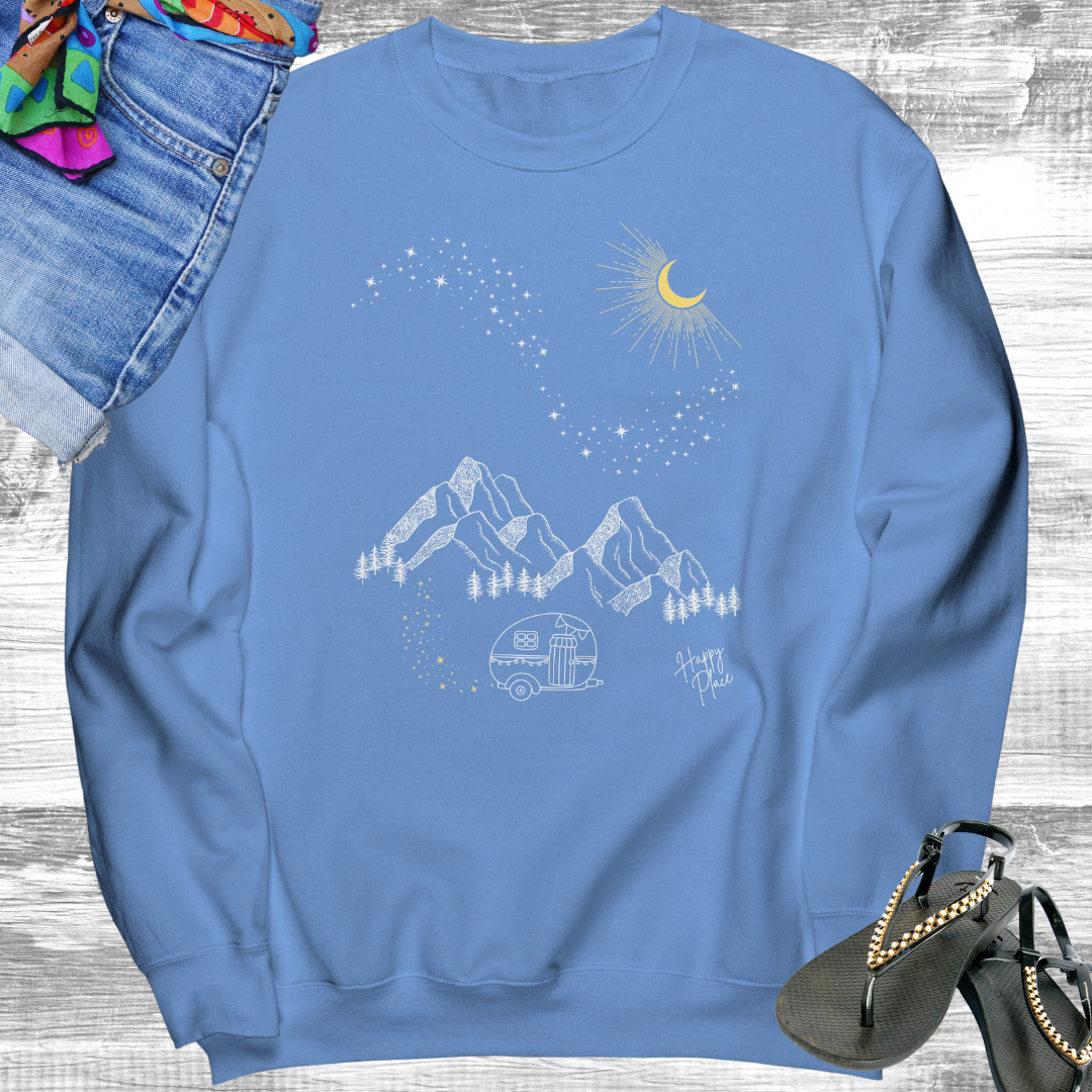 Solar Eclipse Retro Vintage Sweatshirt, Adventure Sweatshirt, Road Trip Shirt, Nature Lover Gift