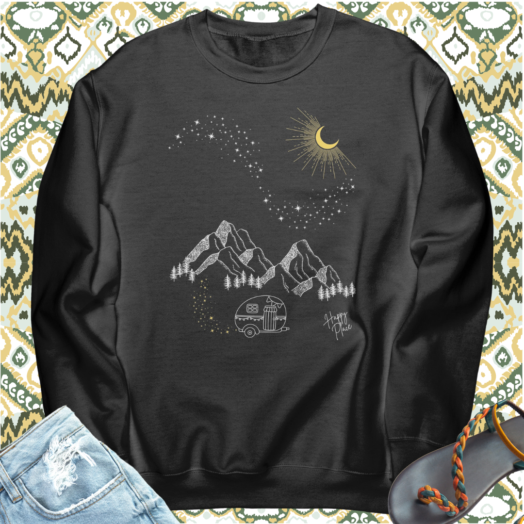 Solar Eclipse Retro Vintage Sweatshirt, Adventure Sweatshirt, Road Trip Shirt, Nature Lover Gift